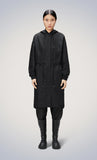 RAINS STRING PARKA - BLACK