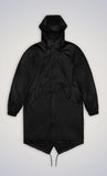 FISHTAIL PARKA UNISEX - BLACK