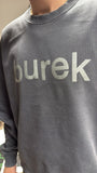 BUREK PREMIUM OVERSIZED SWEATSHIRT - VINTAGE / SILVER