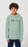 BUREK JUNIOR PREMIUM HOODIE - ALOE