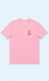 BUREK PREMIUM TEE - PINK / YELLOW