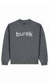 BUREK PREMIUM OVERSIZED SWEATSHIRT - VINTAGE / SILVER